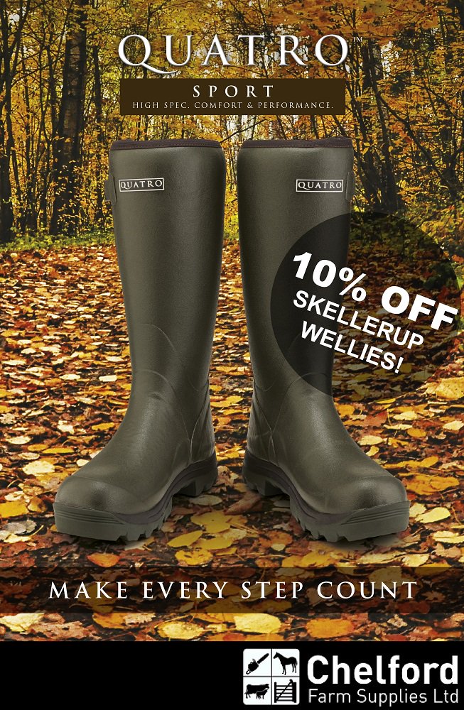 Chelfordfarm's tweet photo. NEW ARRIVAL! Get 10% off #Skellerup Quatro Sport Wellies > https://t.co/5SJYFA79X3 https://t.co/hjgPTkeiDL