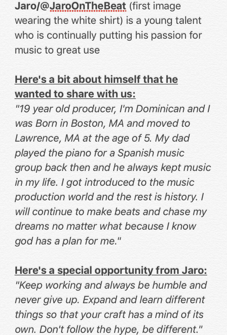 OurTalentedCity's tweet photo. This week's 1st #MakeOurPeopleFamous post is dedicated to @JaroOnTheBeat and his skills as a producer.

Support Jaro's passion for music. https://t.co/gZCjqpPkNa