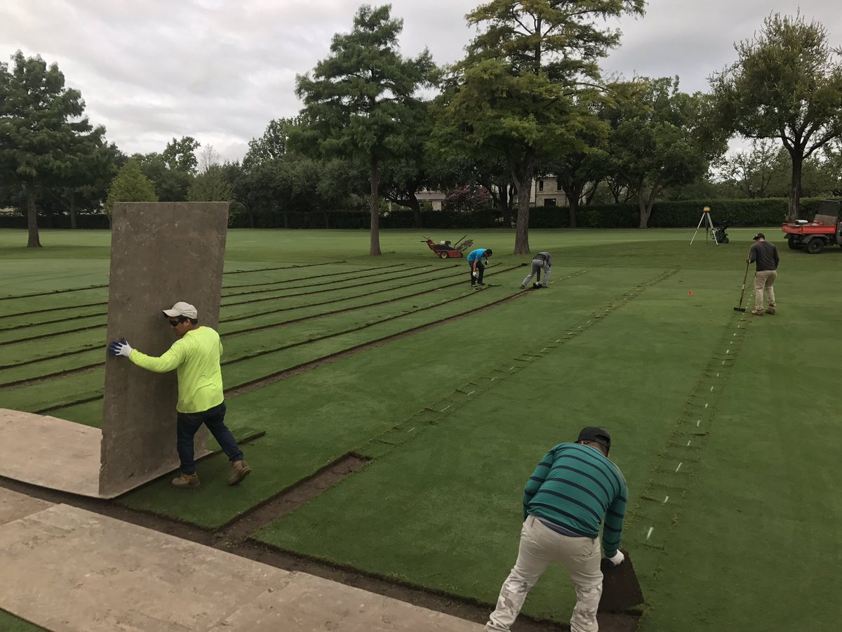 KeithKirsch's tweet photo. Getting started at Dallas Country Club . https://t.co/0qgbxUdre0