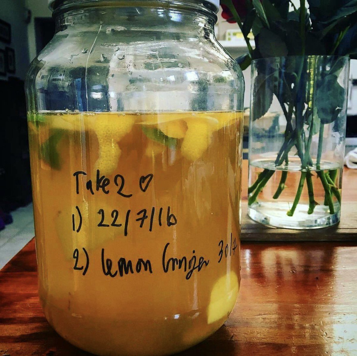 #zerowastecapetown brewing their own lemon and ginger infused kombucha using our Starter Kit. #kombucha #capetownbrew #scoby #homebrew