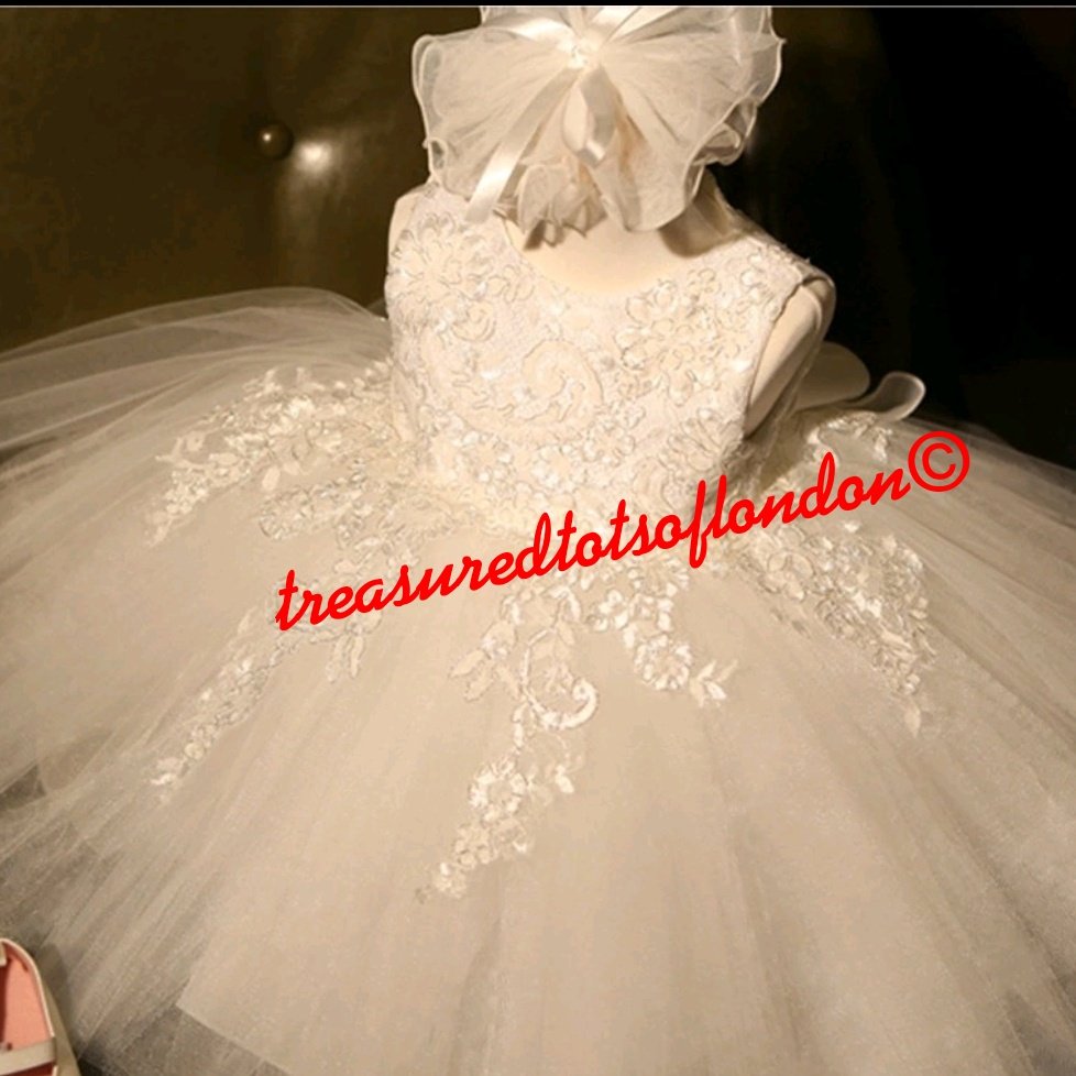 TotsTreasured's tweet photo. Christening Dress or Flower girl dress https://t.co/7nGqq1bR99