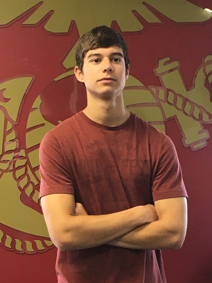 AveryHatch's tweet photo. My brother, my hero. Going to be a great Marine. Oorah big brother! https://t.co/Y0iB4rEbA1