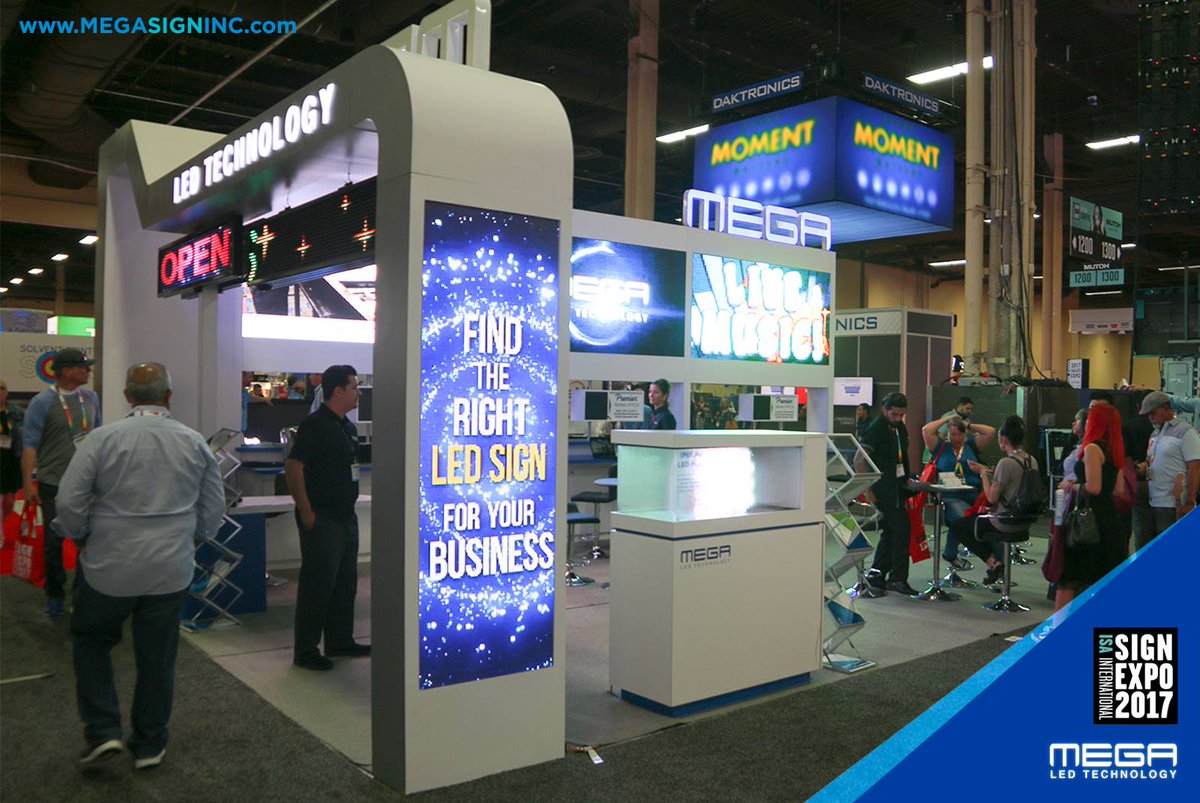Check out the pictures from our #booth <a href="/isasignexpo/">ISA Sign Expo</a> #ISAE2017 #signexpo #SupportSmallStreamers #ledsign #signage #led #expo #lasvegas