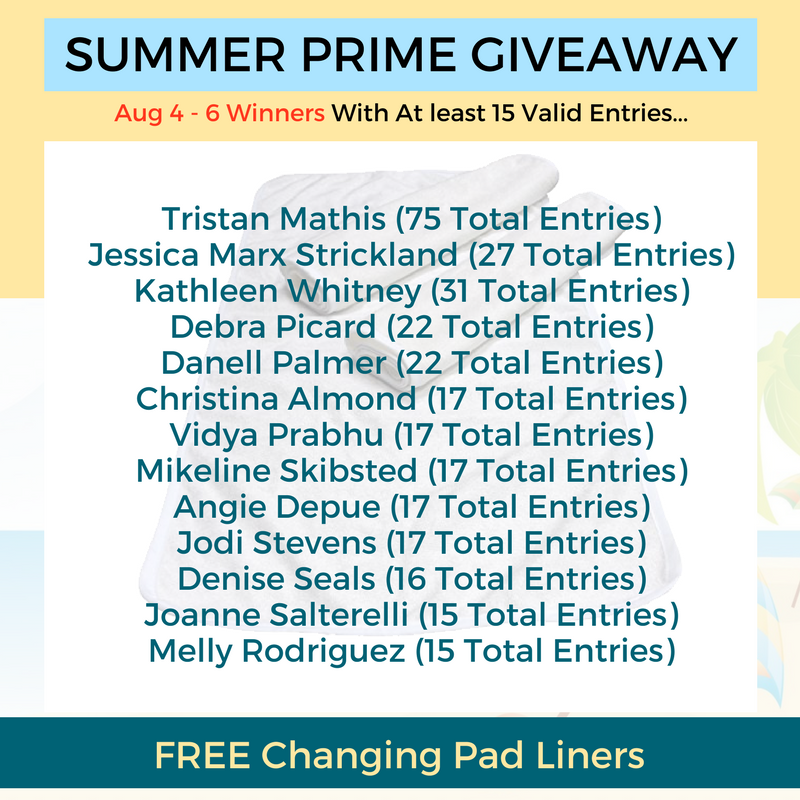 Swaddlez's tweet photo. Congratulations to all daily winners of FREE Changing Pad Liner last Aug 4 - 6 by accomplishing at least 15 entries
#giveaway
#16hoursleft https://t.co/4ze8jTWZ7f