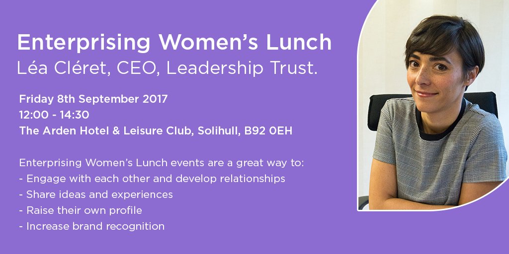 GrBhamChambers's tweet image. Join us for our next Enterprising Women&apos;s Lunch!

Afternoon Tea, Networking &amp;amp; hear from CEO of @leadtrust 🍰☕️💁bit.ly/2wAFOJW