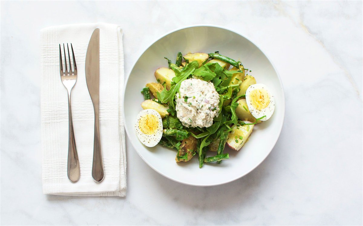 GalleyBaltimore's tweet photo. Savor this locally smoked whitefish from our friends over at Ivy City Smokehouse - paired with our green bean, yukon potato and herb salad! https://t.co/YPozpuY3bz