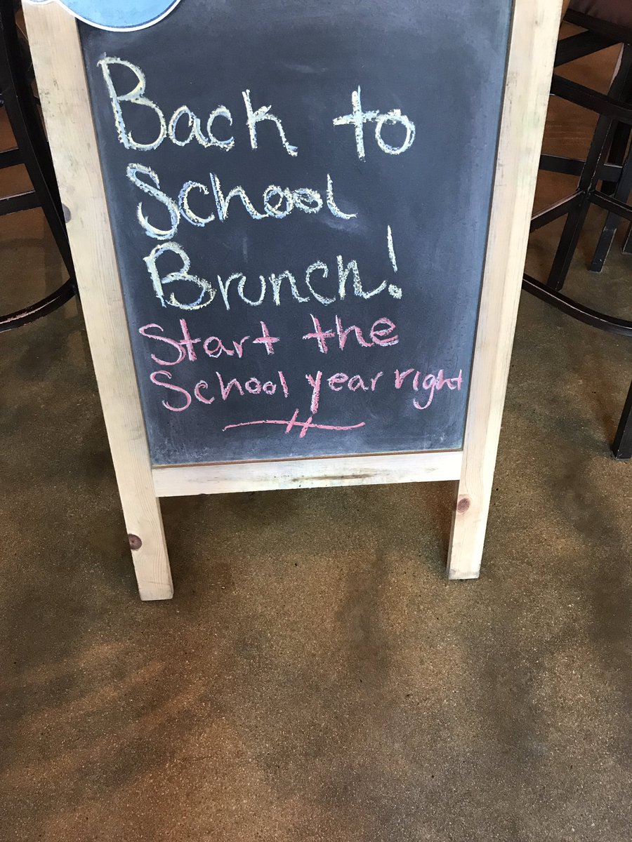 AllamandaES's tweet photo. Ts back to school brunch! Thank you, @frigatesnpb! We R fueled up &amp; ready 2 go! #MakeitCountPBC https://t.co/VgAtJSYTK3