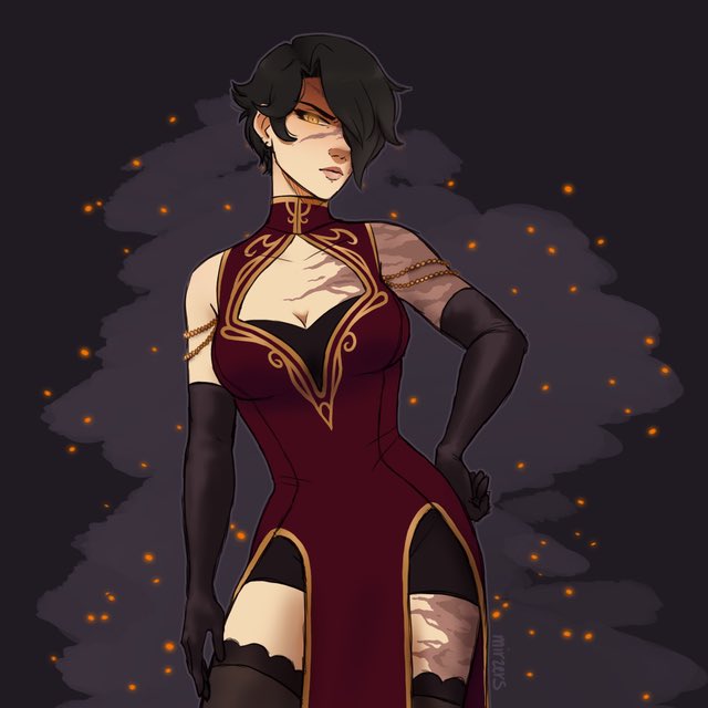 "You thought I was broken? That I was hiding? No, I was simply waiting for the perfect moment. Now, I'm back." (( Art credit: <a href="/mirzers/">Miranda</a> ))