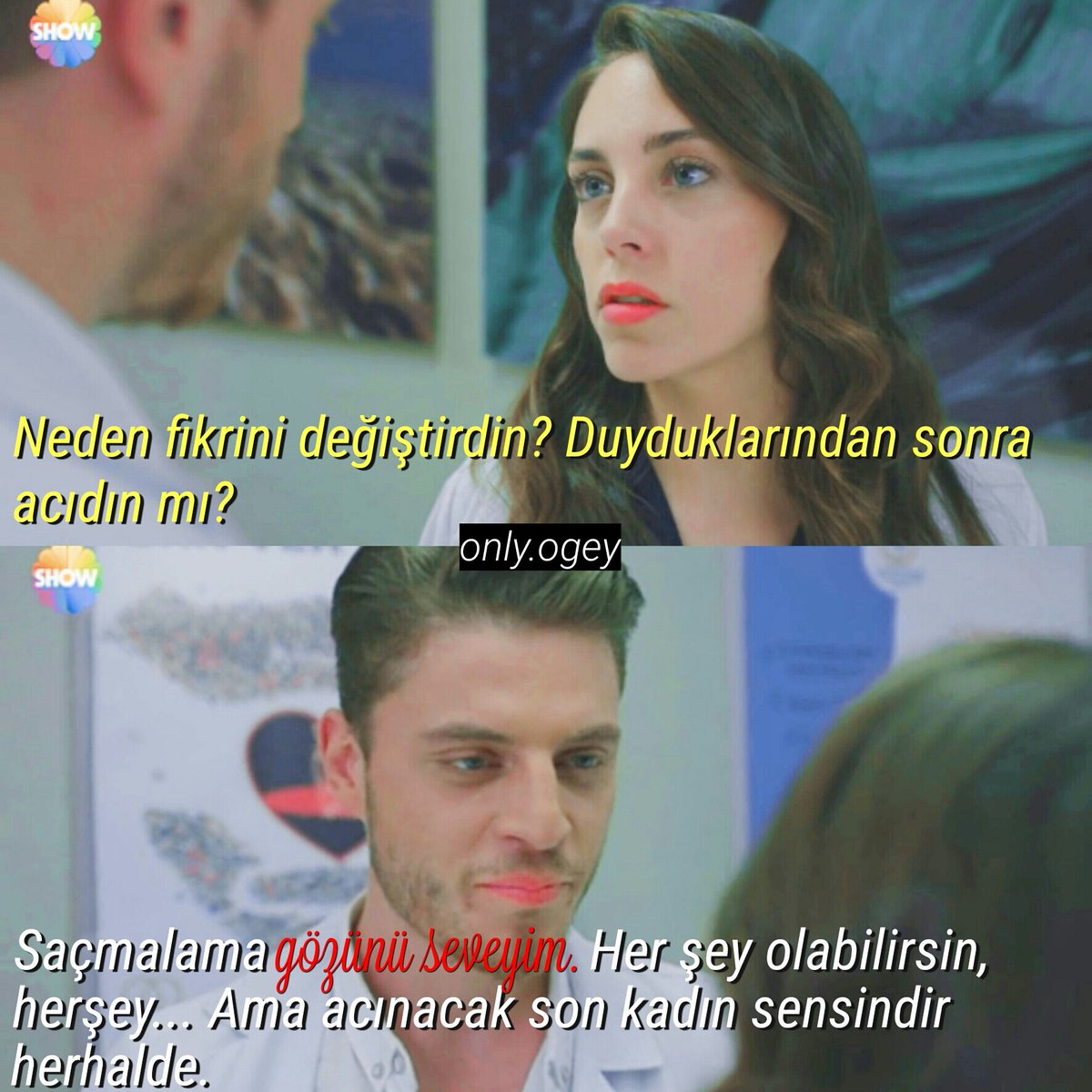 "Gözünü seveyim"

Ben de ilk gözlerinizi shiplemiştim zaten🌺 #OğEy #AliBurakCeylan #ÖyküKarayel