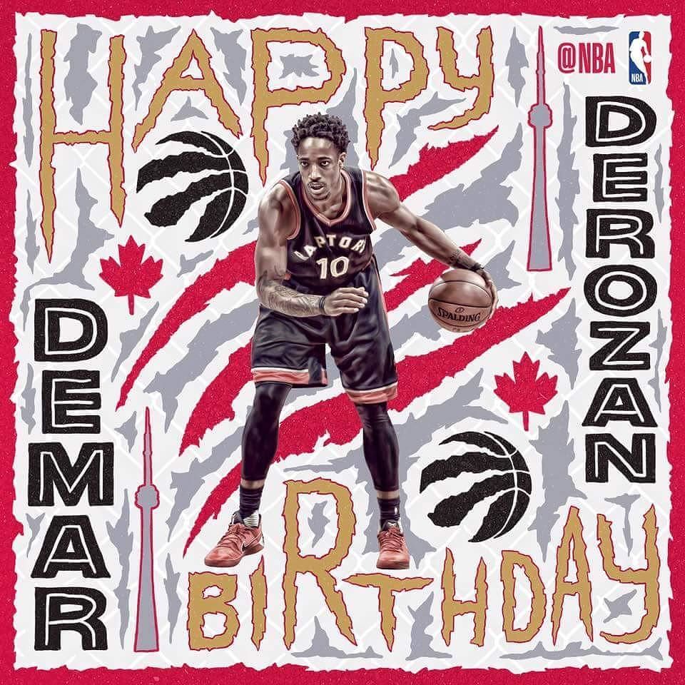 Happy Birthday DeMar Derozan.  