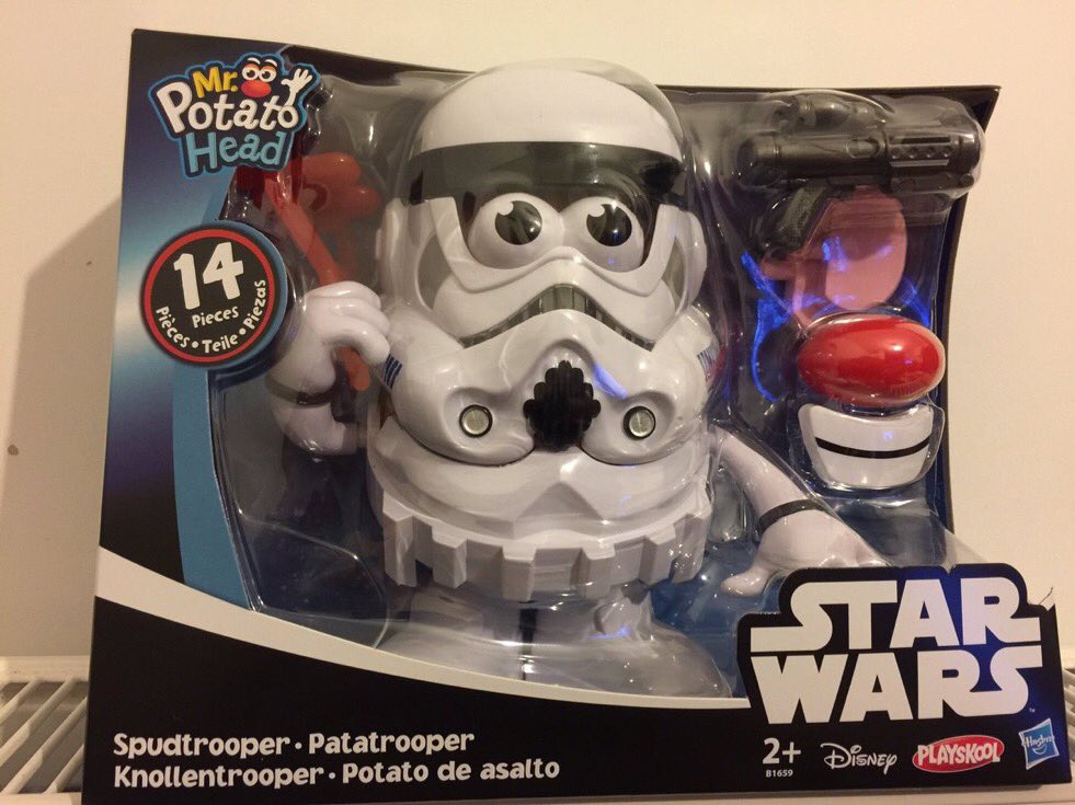 StarWarsBargain's tweet photo. #StarWarsBargains 💥ALERT💥
#StarWars #Spudtrooper #MrPotatoHead @homebargains £4.99
Found by @UKToyCollector
#TheLastJedi #HanSolo https://t.co/AEbXfNojIl