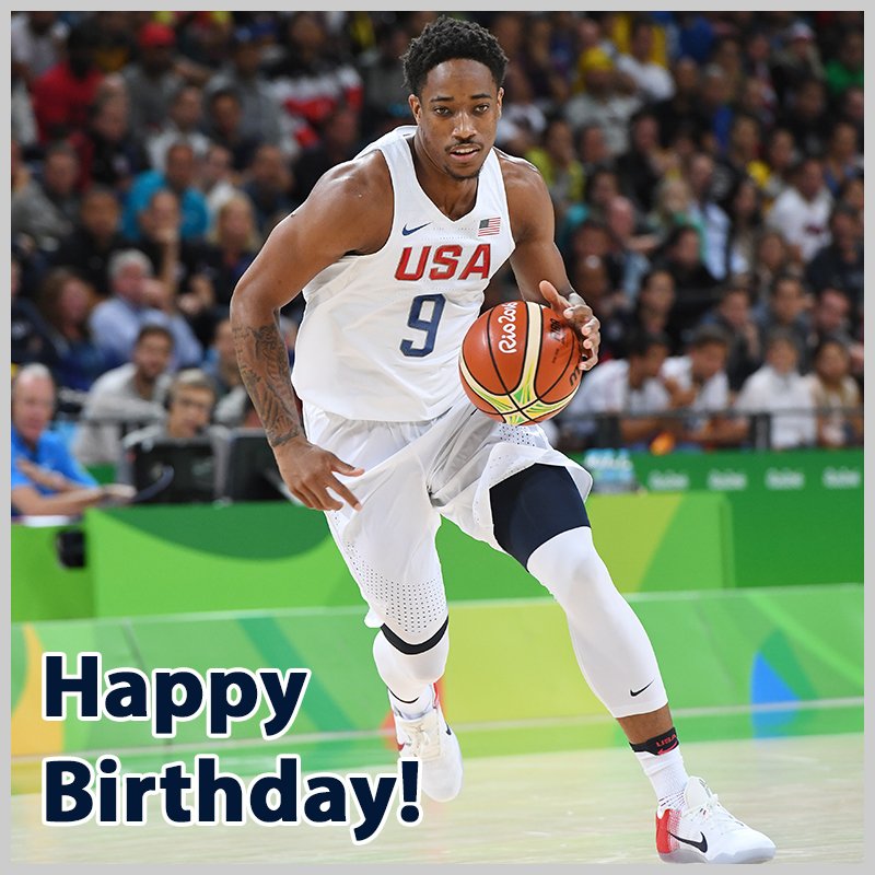 Wishing DeMar DeRozan a very happy birthday!     