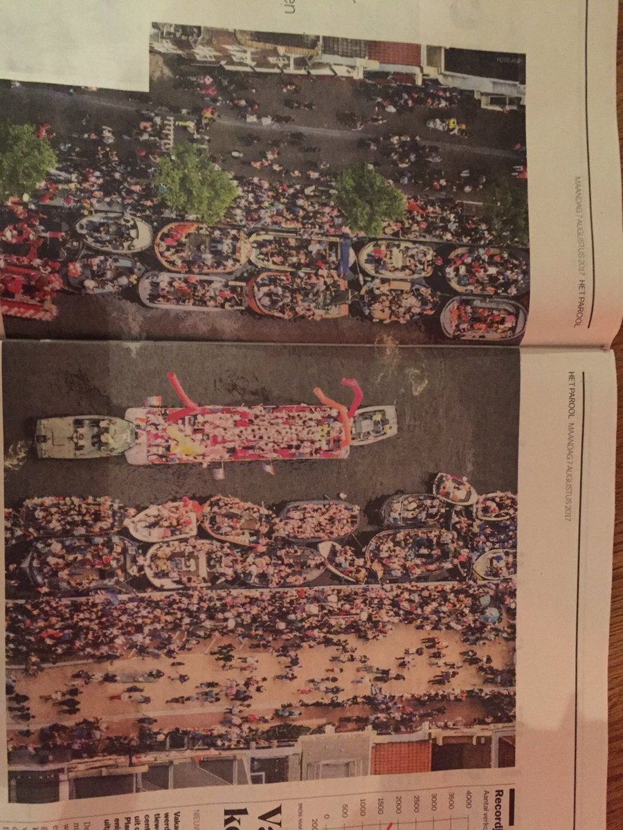 erikpoolman's tweet photo. Our #pwcboot from above in Dutch newspaper het Parool today #bemyselfatwork https://t.co/nqGaUOumQf