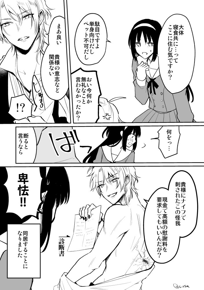 吸血鬼と女子高生の同居について（②のおまけ） 