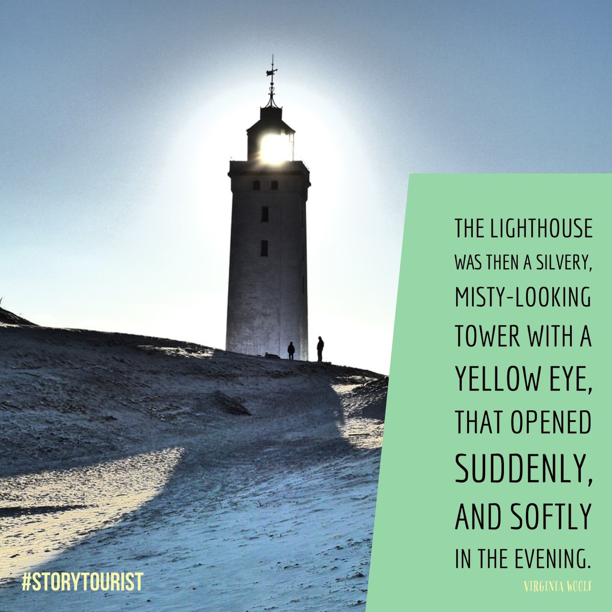 #StoryTourist are celebrating #NationalLighthouseDay today, wandering with #VirginiaWoolf !