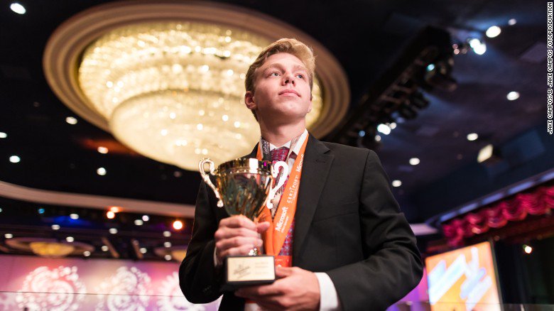 CNN's tweet photo. Yes, there really is a world championship for Microsoft Office https://t.co/tvV62mZzYt https://t.co/1o7HsIoFM6