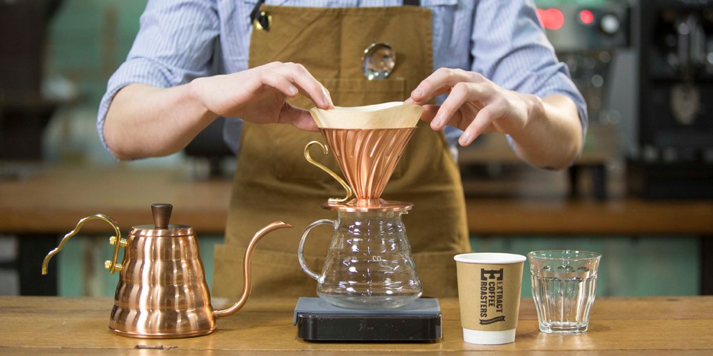 extractcoffee's tweet photo. Drip, drip, drip brew your way to better tasting coffee with our V60 brew guide #brewtips #makecoffeebetter https://t.co/99kp0olJ4R https://t.co/5r2FDhyTre