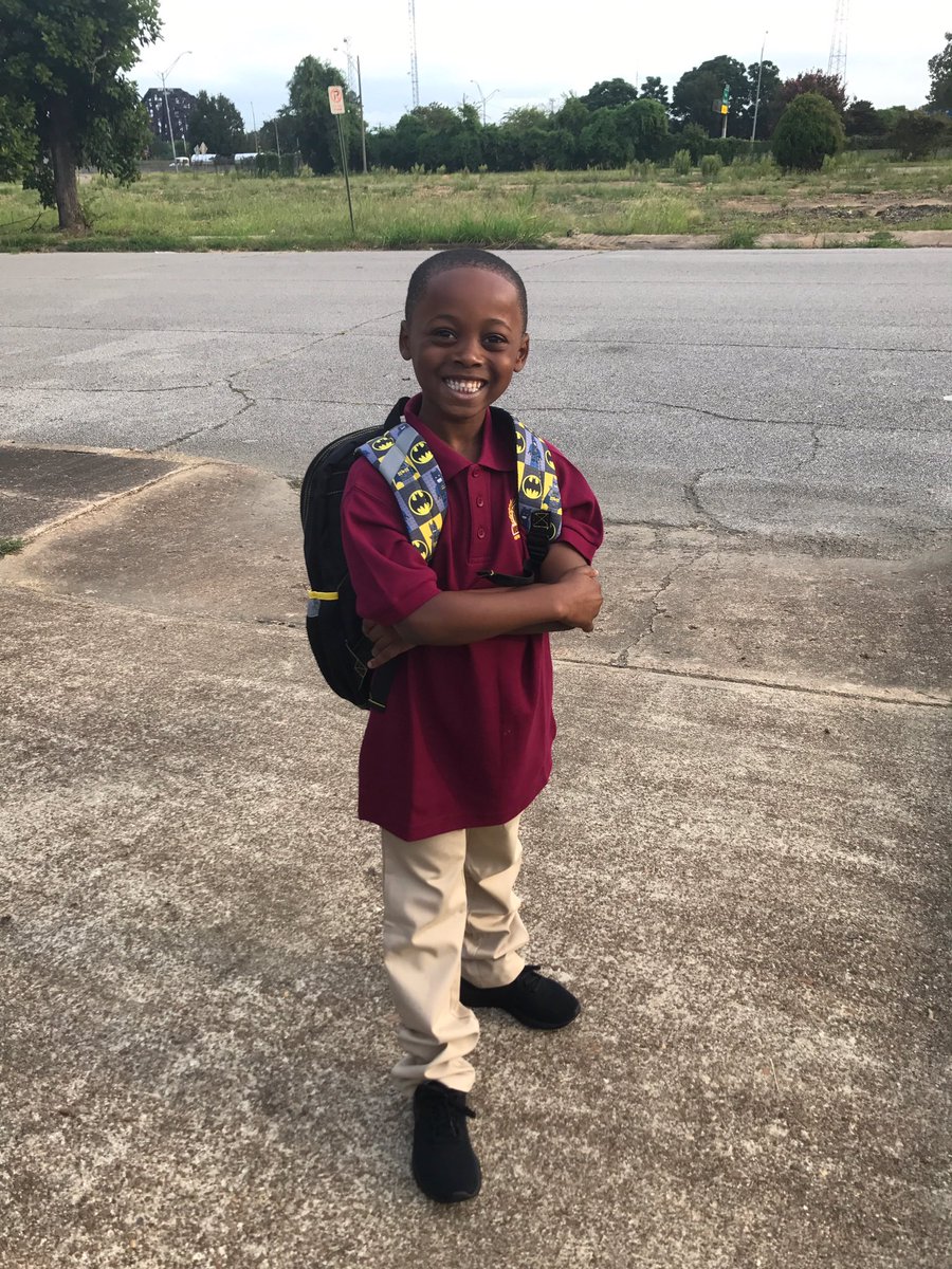 jasminekmathews's tweet photo. My baby love started 2nd grade today! Where has the time gone?!Have a GREAT first day! 😍❤️😊😭#MySweetNephew #MyJBug https://t.co/oK1CqrCjfk