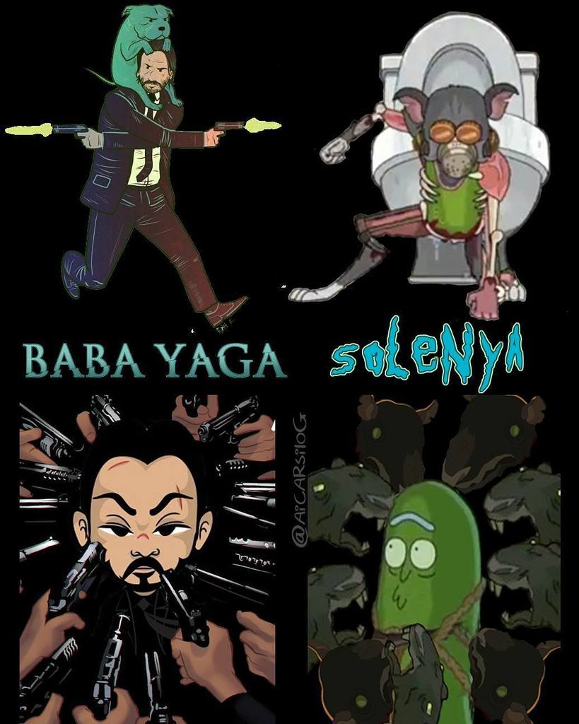 aicarsilog's tweet photo. #PickleRick !!!!!
#Solenya vs #BabaYaga
#RickandMorty vs #JohnWick

#rickandmortymemes #rickandmortyseason3 #adult… https://t.co/sFcbOU8nHg https://t.co/6vwaAjntn3