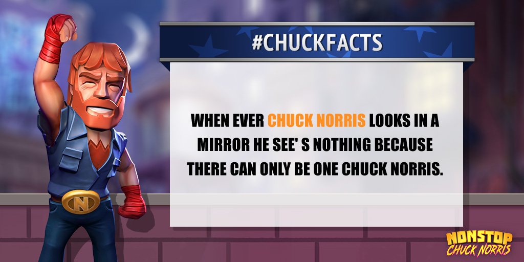 Here's a fresh #ChuckFact of the week for some additional #MondayMotivation. Have a better one? Share it with us!