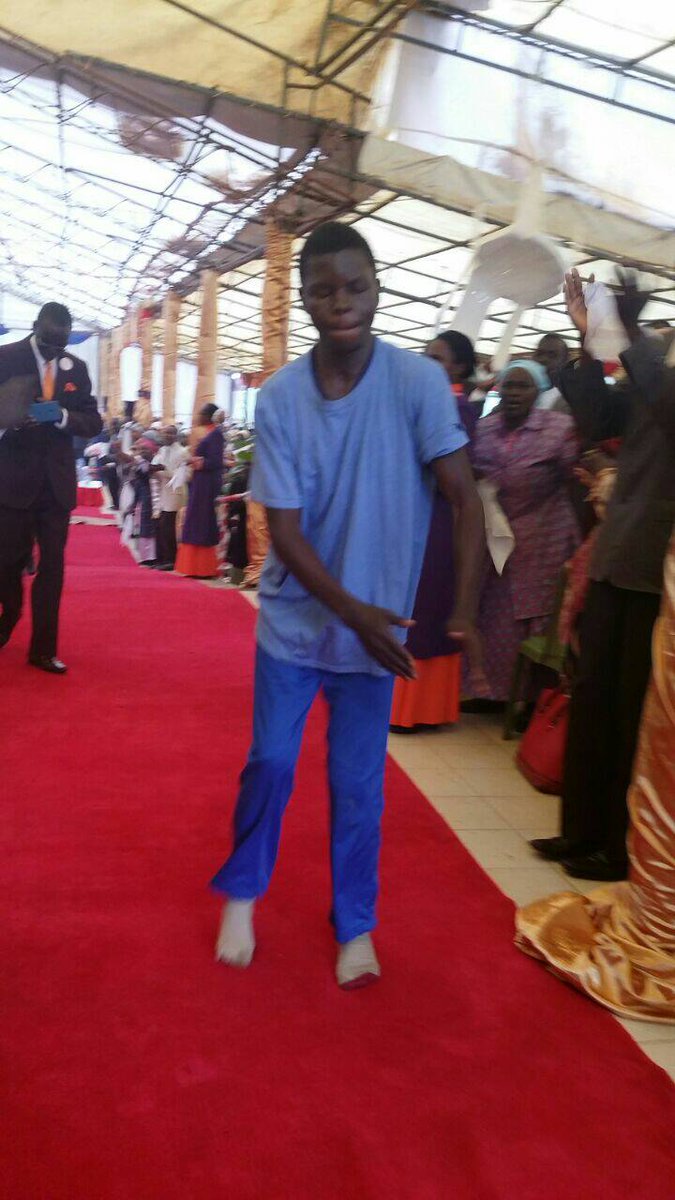 A cripple stood up and walked away in Kericho after the MIGHTY PROPHET decree healing on JESUS IS LORD RADIO #MiraclesBreakOutInKenya