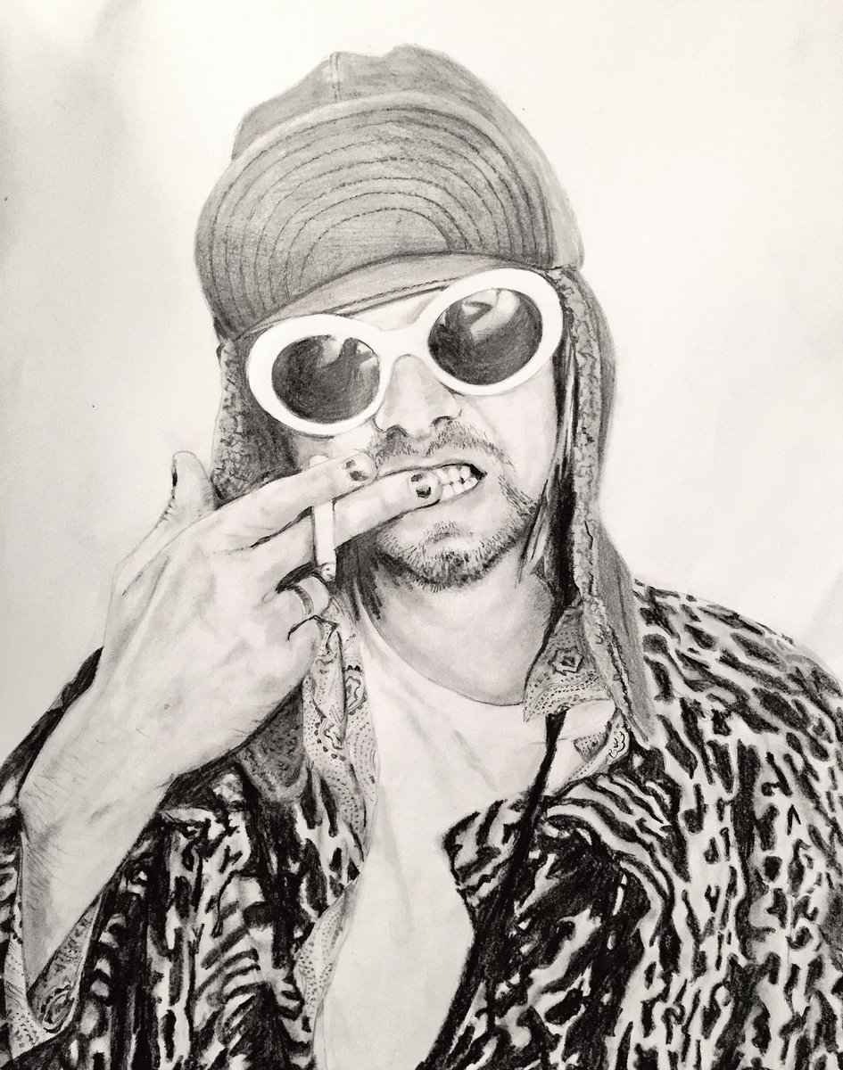 Kabao Kurtcobain カートコバーン Nirvana Art Artwork Draw 鉛筆画 デッサン Pencildrowing Drawing Dessin イラスト Instagram T Co Qhtlxpg2zk T Co V8wx8agquc