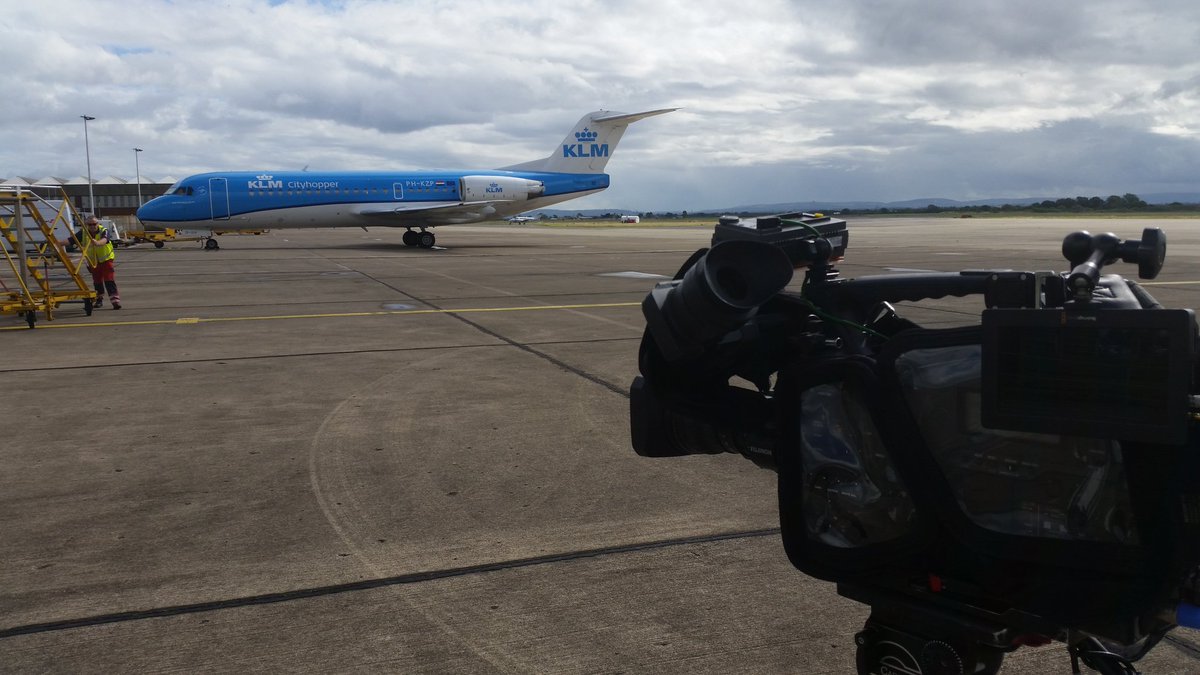 Filming airside today