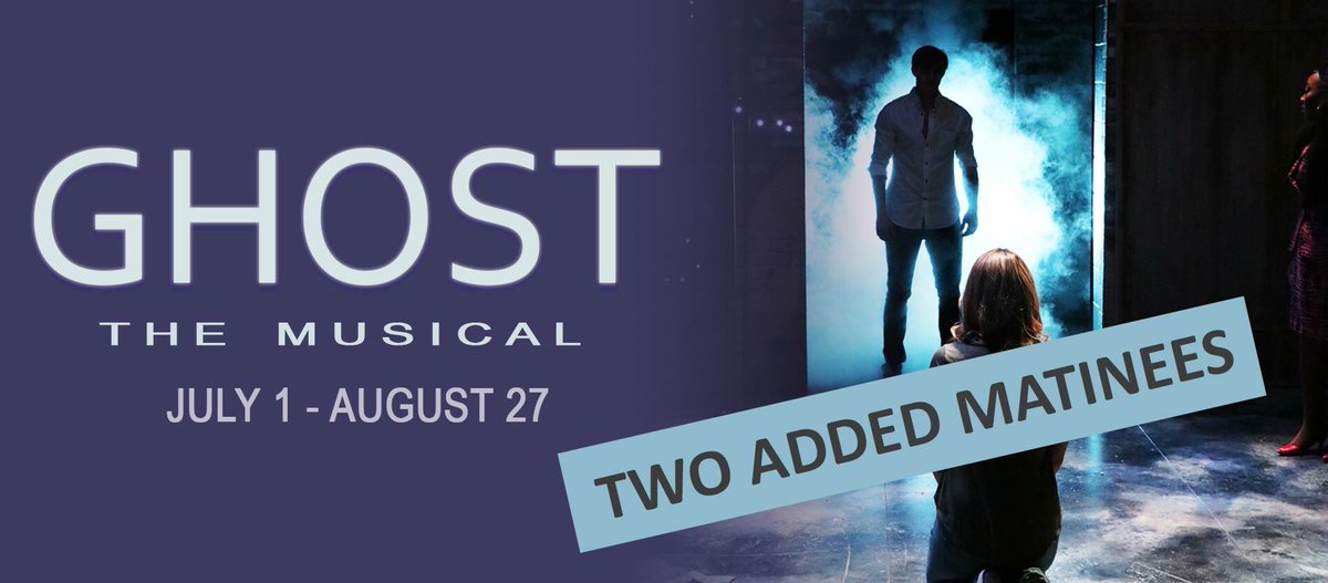 TheatreSilCo's tweet photo. Exciting news! 2 matinees have been added for #GhostLDTC on Aug 20 &amp; 27 at 1:30PM. Get those tix before they're gone! #LDTC #newbeginnings https://t.co/XQXLxdkOp2