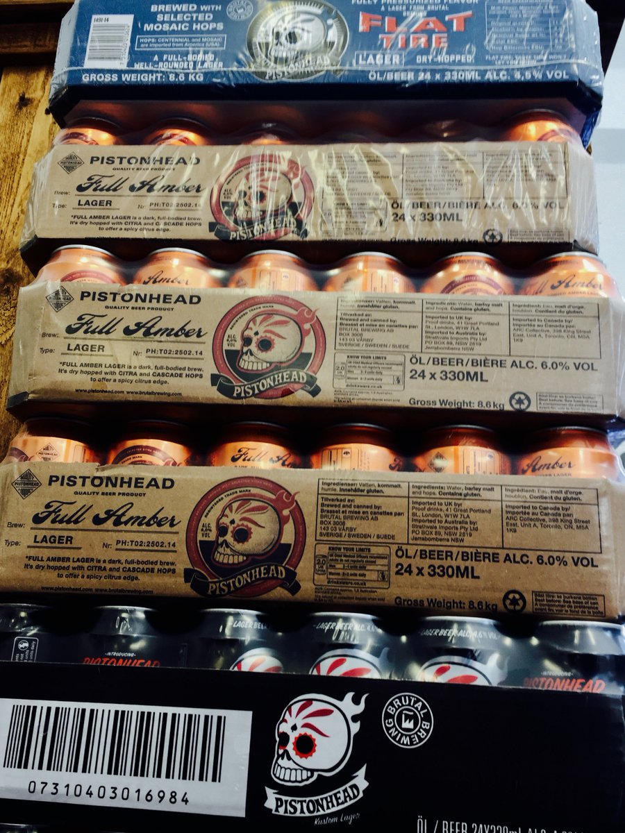 Time to get rid of those #Mondayblues with a #competition! RT for your chance to win a whole crate of #Pistonheadlager. Winner - 16.08.17