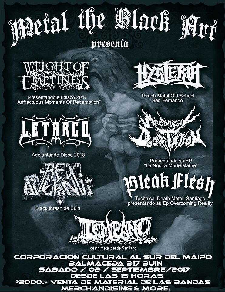 Weight_of_E's tweet photo. El sábado 2 de septiembre @Weight_of_E estará presente en Metal The Black Art, un festival con grandes bandas en Buin. No se lo pierdan https://t.co/GmJIja79yc