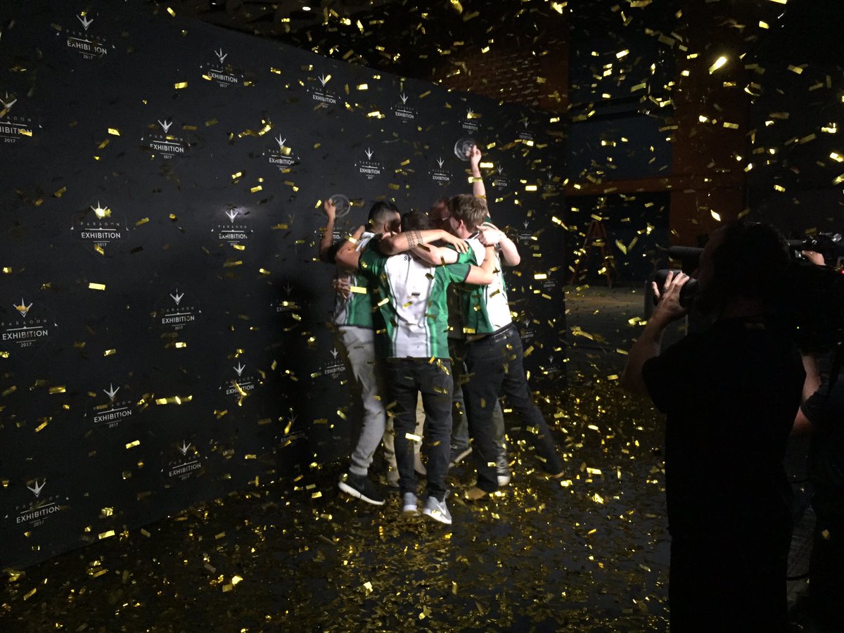 SkylerLG's tweet photo. Congrats to Think Twice, the winners of #PEX2017. Shoutout to all the other teams for their amazing performances at Paragon's first tourney. https://t.co/HCSnZ8tbew