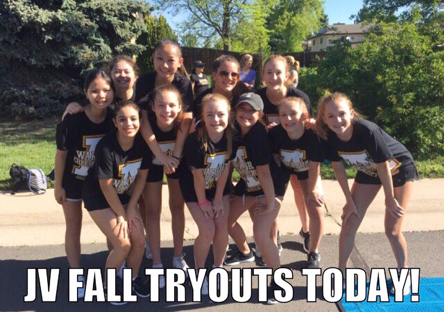Join us in the Wrestling Gym from 6pm to 8pm tonight for Fall Jv Cheer Tryouts! Don't forget to bring your up to date physical!