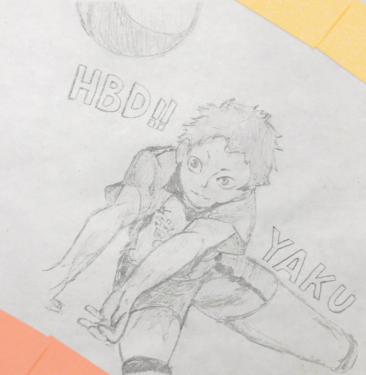chiloruuuuut's tweet photo. 夜久さん！
お誕生日おめでとう🎉🎂🎈

 #8月8日は夜久衛輔の誕生日 
 #8月8日はやっくんの誕生日 
 #夜久衛輔生誕祭2017 
 #イラスト #ハイキュー
 #祝う人RT https://t.co/jUsYqpDFXg