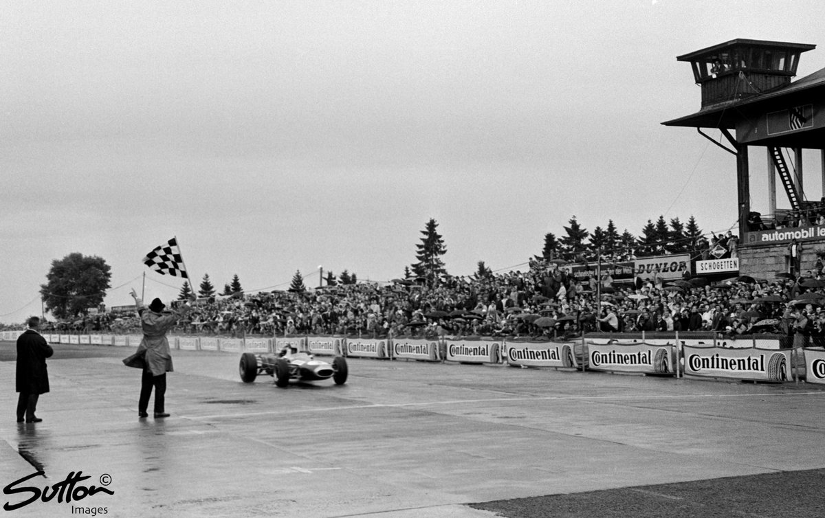 MSI_Images's tweet photo. #OnThisDayInF1 Jack Brabham won the 1966 German Grand Prix at the  Nurburgring 

#F1 #F1history https://t.co/NOLLiUa3oe