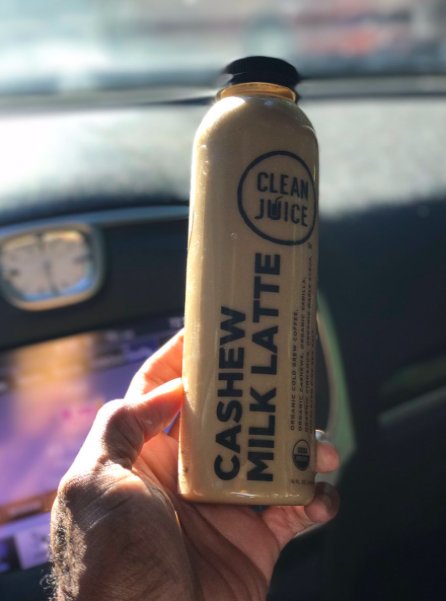 Start your Monday with a Cashew Milk Latte! Thanks @cwilliamsbiz for this photo.