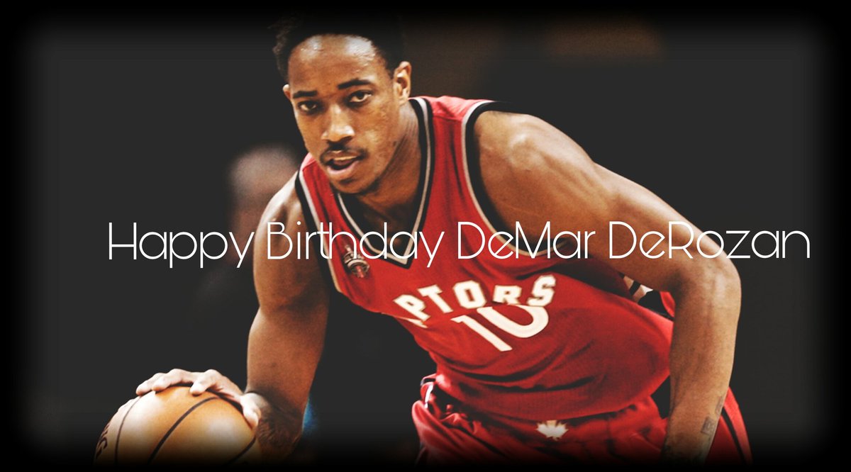 sbruce47's tweet photo. Happy 28th Birthday to @DeMar_DeRozan ! #raptors#DeMarDeRozan#WeTheNorth #nbavote2018 https://t.co/rdiiiypBGh