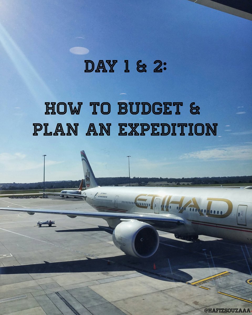 backpackingMY's tweet photo. THREAD
How to Budget & Plan an Expedition by @hafizsouzaaa 😁
#BPplanning #BPbudget https://t.co/ypOQ0rahgk