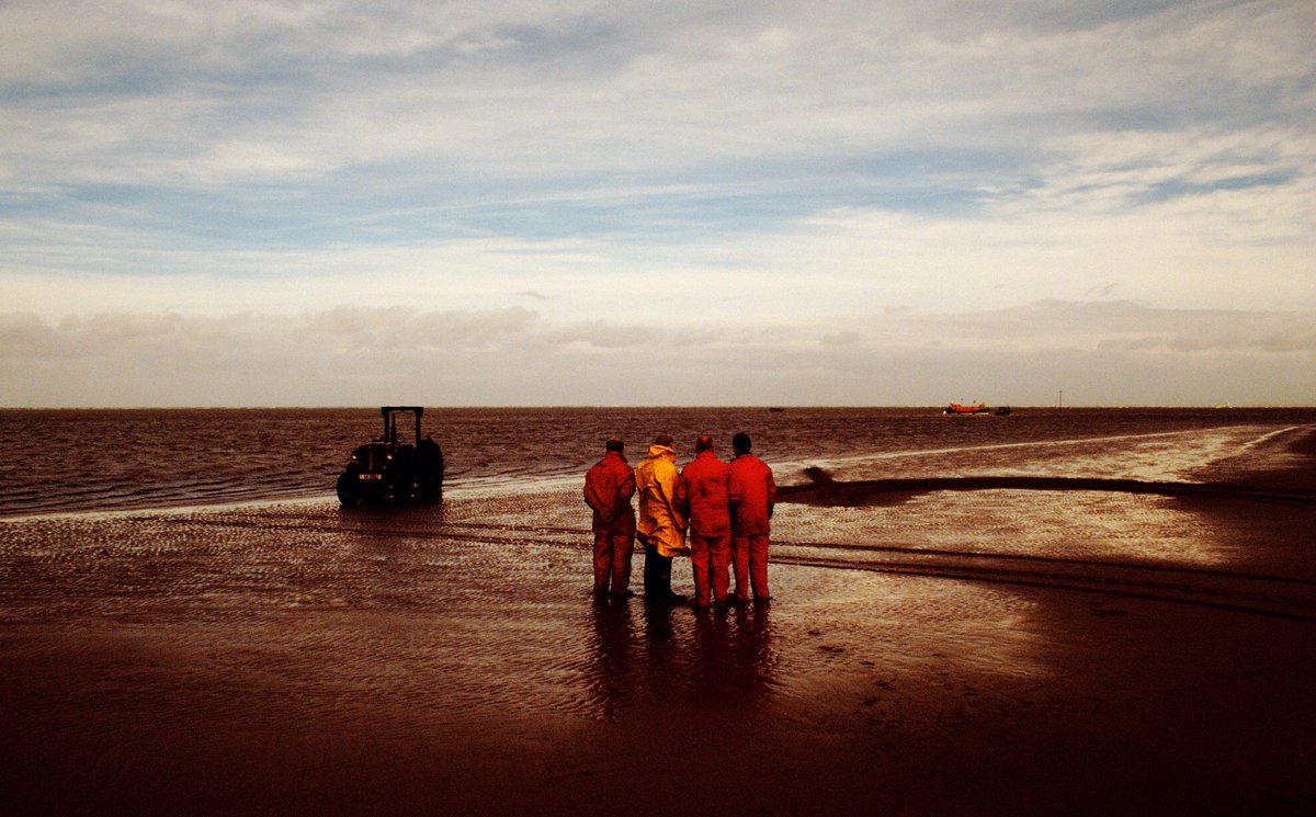 NigelMillard's tweet photo. #hoylake #shorecrew from 28yrs ago... Here with #oldfriends @HoylakeRNLI for an exciting project - more over the next few weeks #time4abrew https://t.co/ShVgH1Rtrc