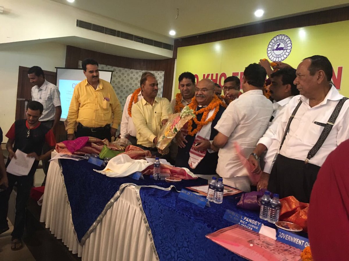 SudhanshuBJP's tweet photo. I have been elected as president of #KhoKho federation of India. Hope to take it to olympics https://t.co/5G6qQ5Nx8d