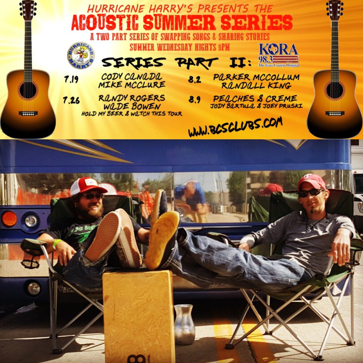 The Harry's Acoustic Summer Series Finale Is This Wed 8/9 w/ PEACHES &amp; CREME (<a href="/fiddlefingers1/">Jody Bartula</a> &amp; @J_Dub_P)! You Do Not Want To Miss This!