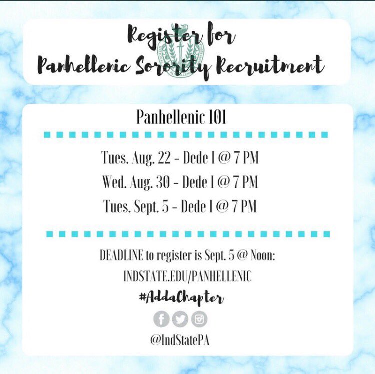 TaylorAtState's tweet image. Come meet the Rho Gammas and Panhellenic Exec! Get any questions about panhellic you have answered! Come to one or come to all three!
