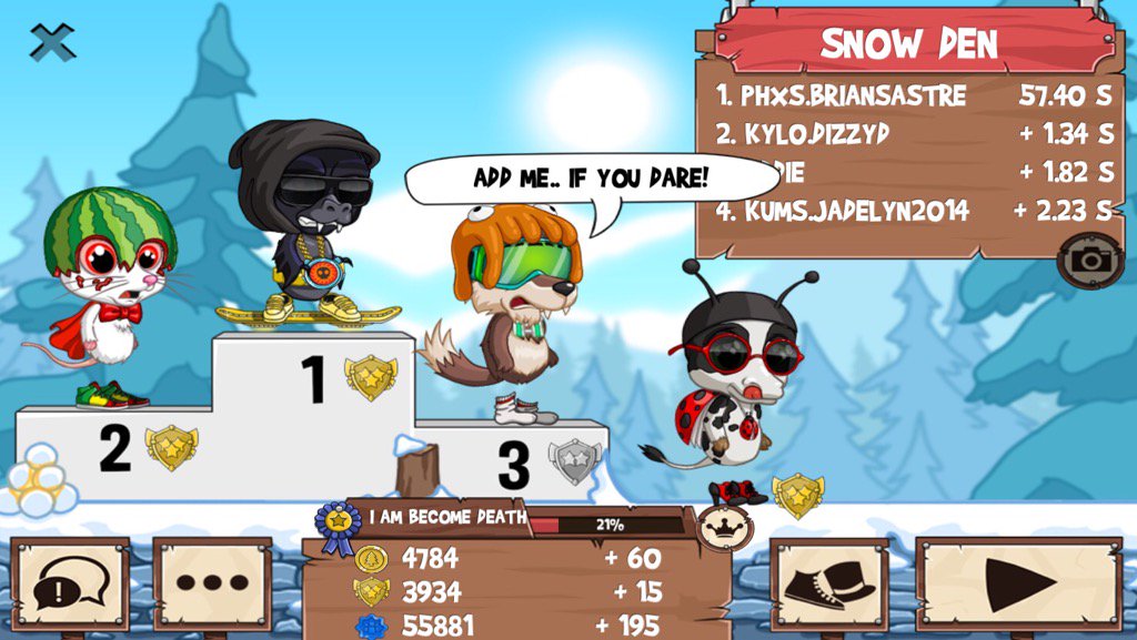 Briansastre's tweet image. Get on my level, son! #funrun2 #dizzyd #Eddie #jadelyn2014