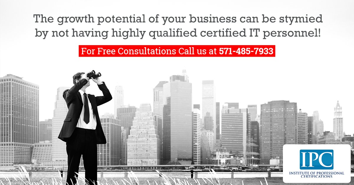 IPC_Training's tweet image. The growth potential of your business can be stymied by not having highly qualified certified IT personnel! ipc.school