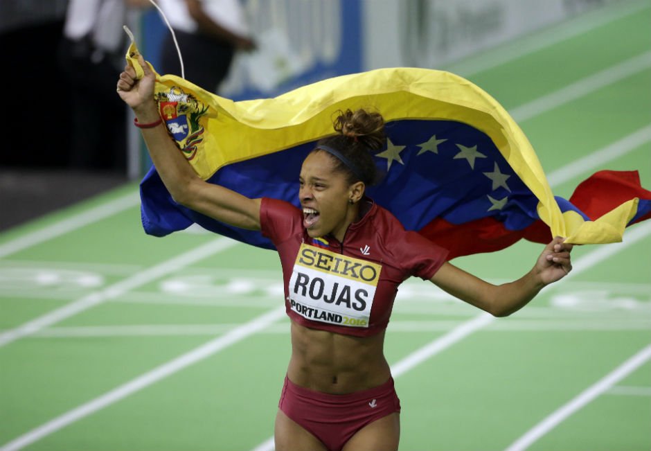 #ATLETISMOxMTV || La venezolana Yulimar Rojas se queda con la medalla de oro en en el triple salto || bit.ly/1ja0Pm5