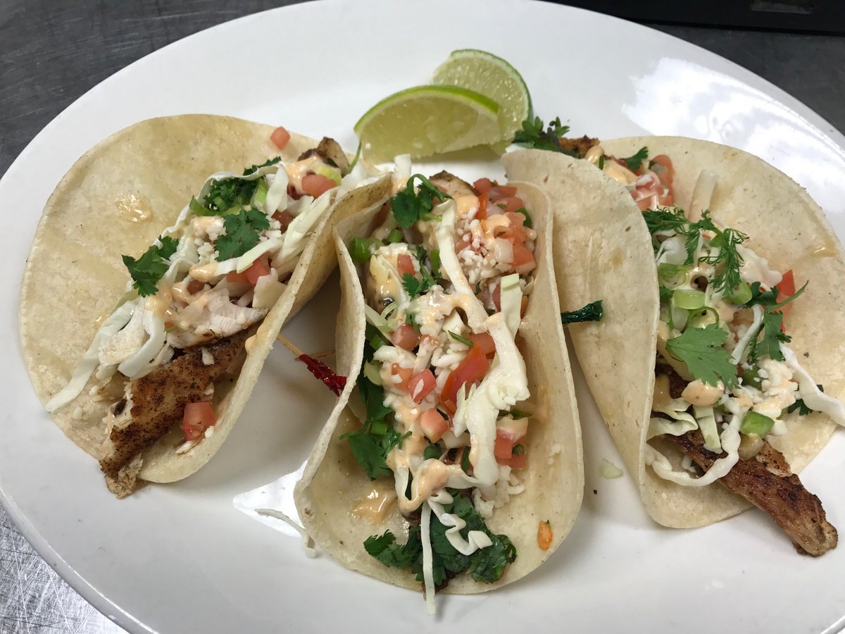 LostCreekCC's tweet photo. New Street Tacos! Fish or Pulled Pork. 3 for $12 https://t.co/z7ts1UJFip