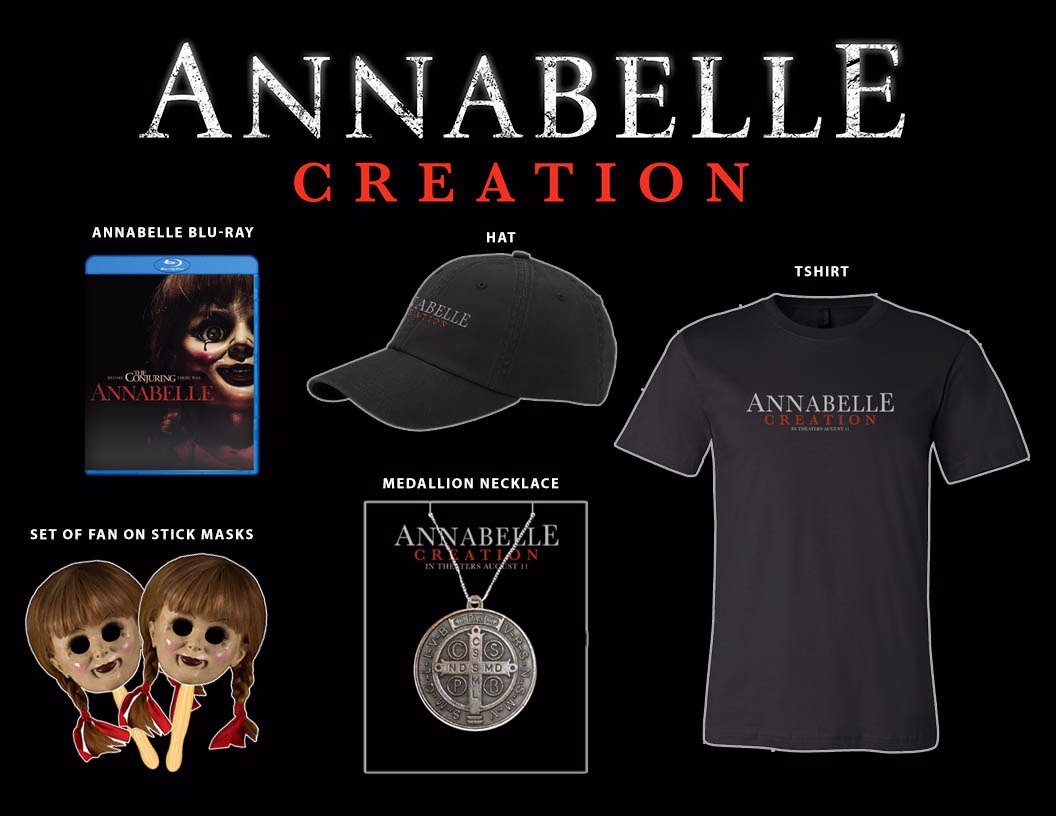 RegalMovies's tweet photo. FOLLOW us &amp; RT for your chance to win this #AnnabelleCreation movie prizepack! #giveaway Get tickets and showtimes: https://t.co/RUnfJvHPs6 https://t.co/tJEdu6WBgY