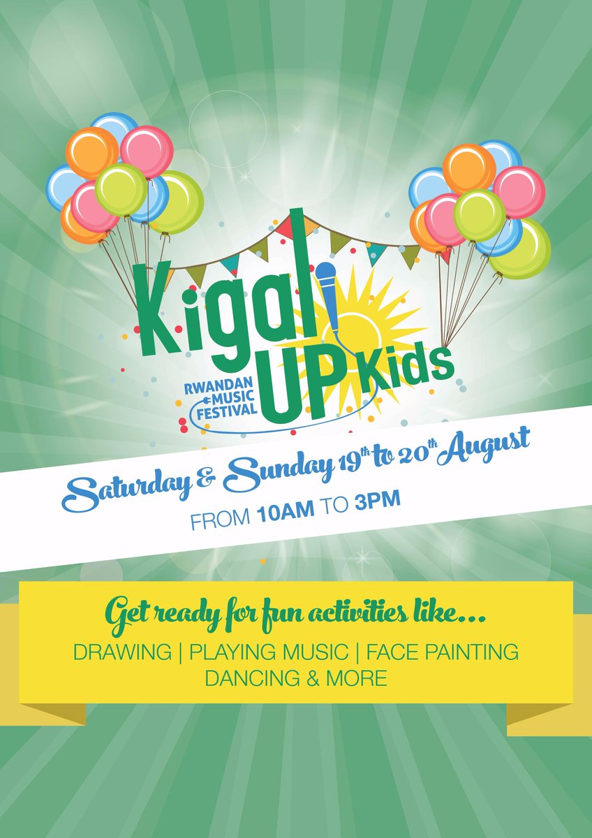 KigaliUp's tweet photo. #KigaliUp2017 
 #TAJABONEISBACK, #ALPHAISCOMING, #QUANTUMSPLIT too!
And Rwanda's first ever kids festival. Are you excited? We are! 🤟🕺🤟💃 https://t.co/OLZoJymF8t