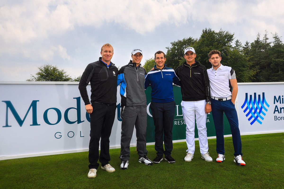 NiallOfficial's tweet image. Great day with the lads at @GalgormCastle for their @galvingreen shoot .