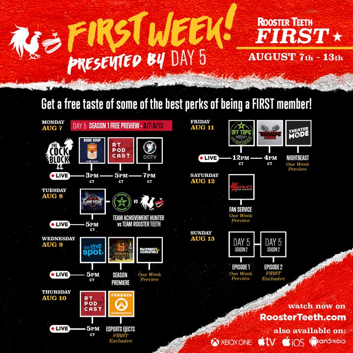 How Much Is Rooster Teeth First Membership TeethWalls