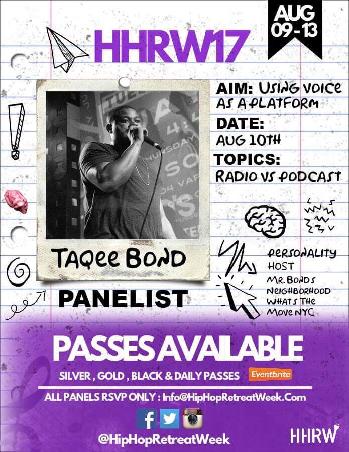 TaqeeBond's tweet photo. Outchea! Register and come hear me speak on my first panel!
August 10th
#HHRW https://t.co/OIIsLb6Sy8